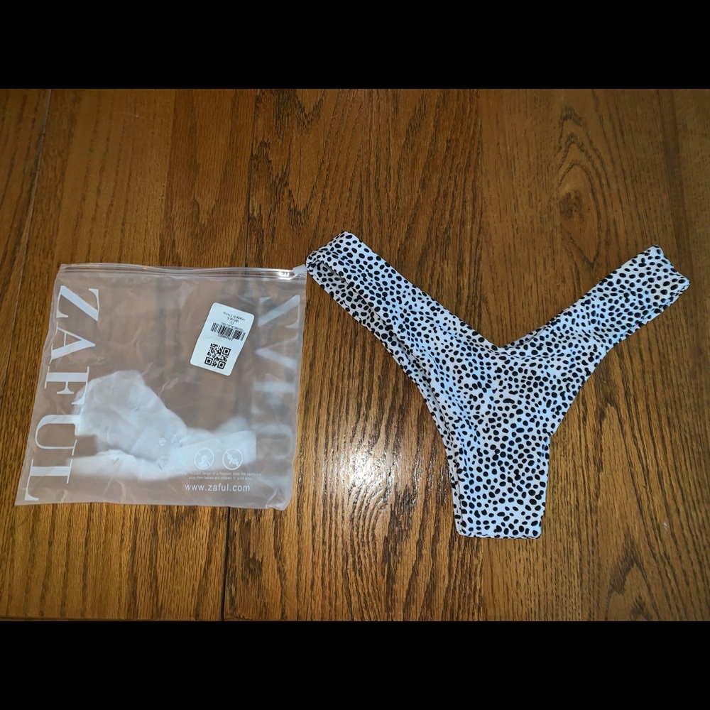 Polka Dot Thong Bikini